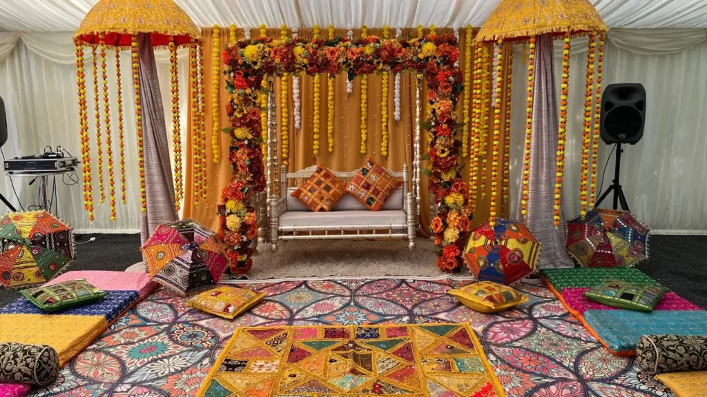 Mehndi Stage Decoration