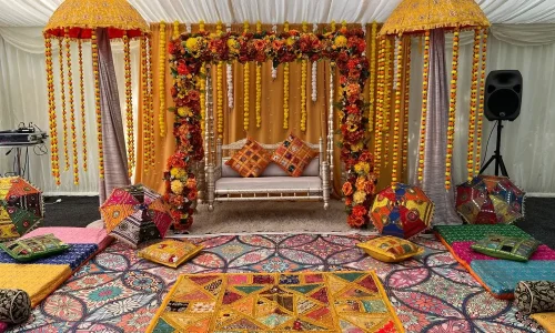 Mehndi Stage Decoration